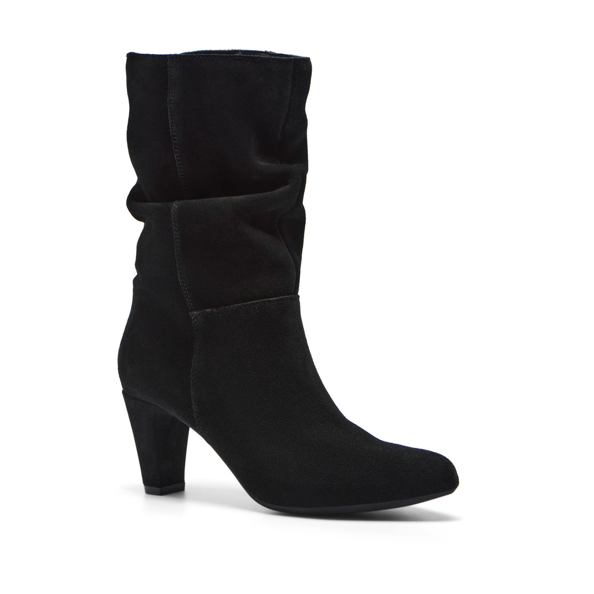 Olivetti Black Suede Ankle Boot