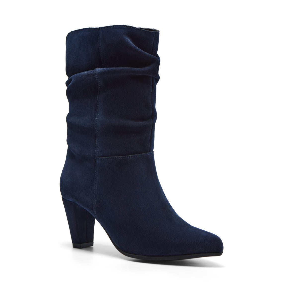 Olivetti Navy Suede Ankle Boot