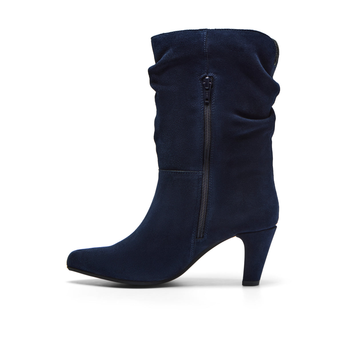 Olivetti Navy Suede Ankle Boot