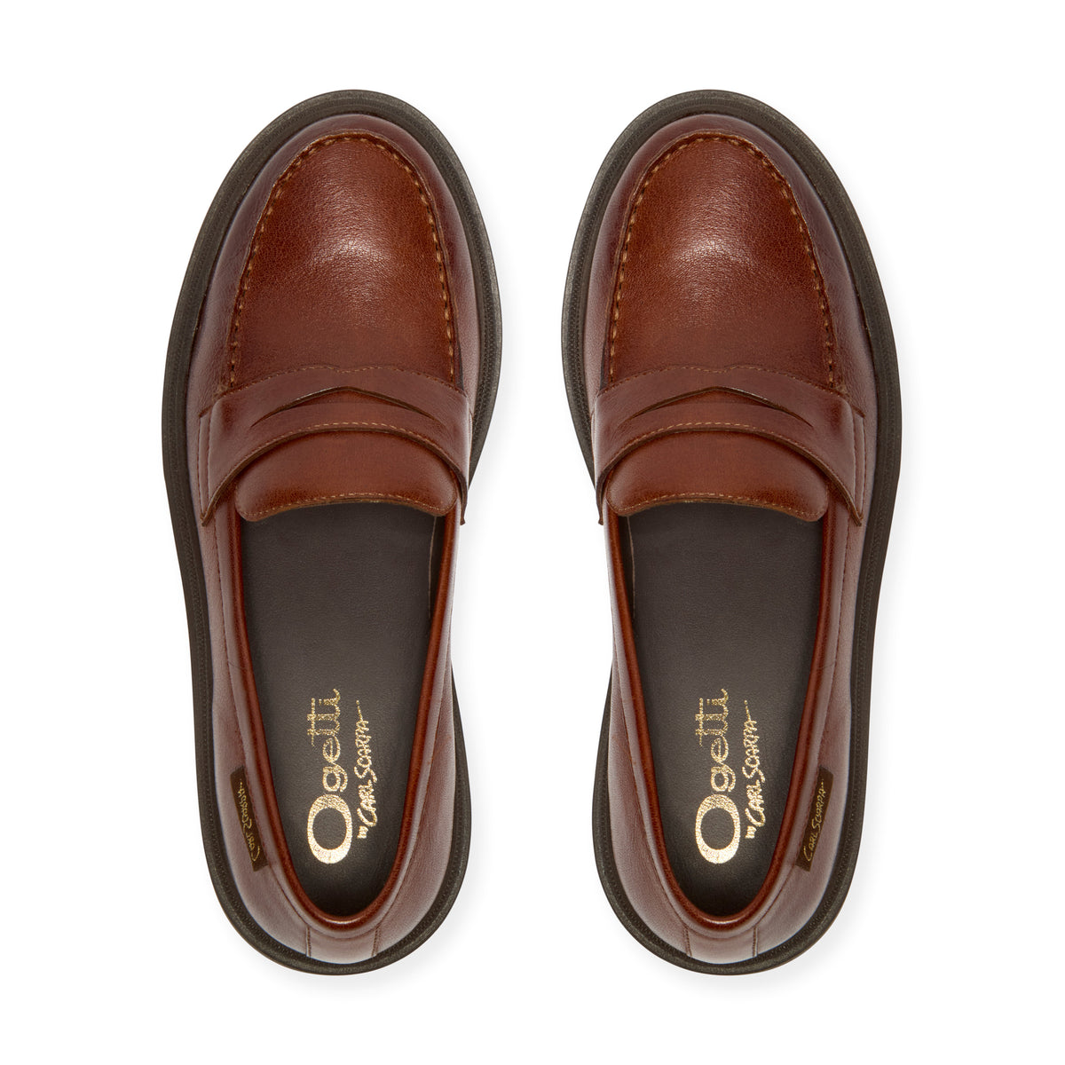 Diavolo Tan Leather Chunky Loafer