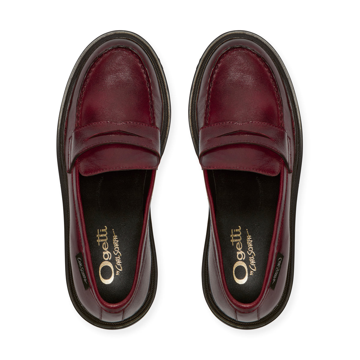 Diavolo Bordo Leather Chunky Loafer