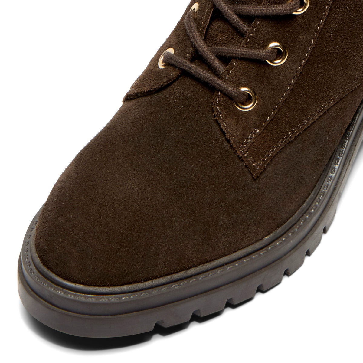Mathilda Brown Suede Ankle Boot
