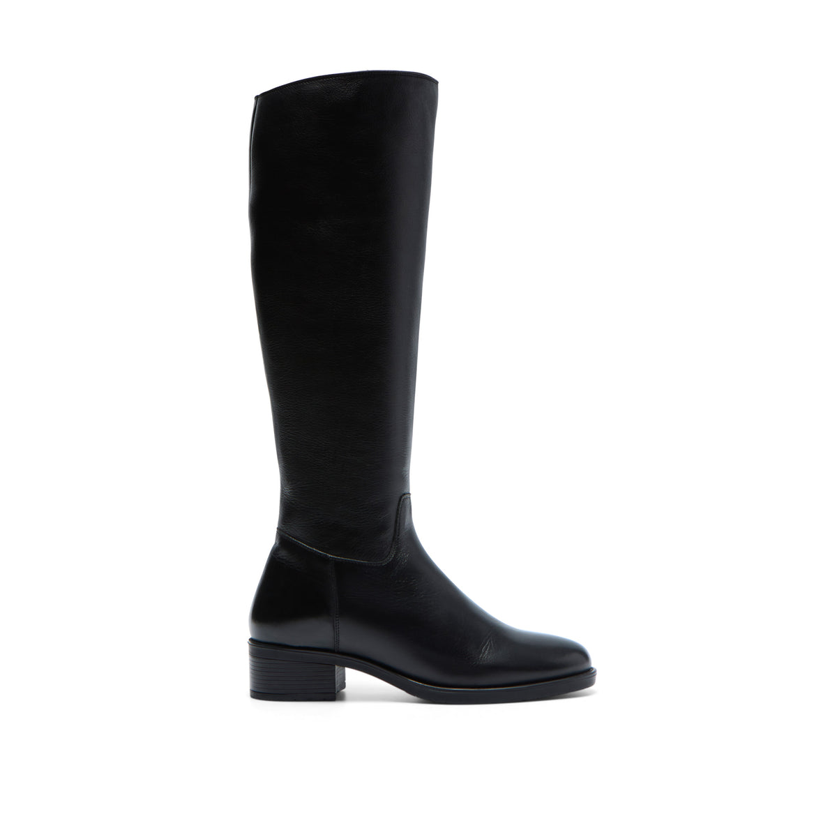 Santino Black Suede Knee High Boots