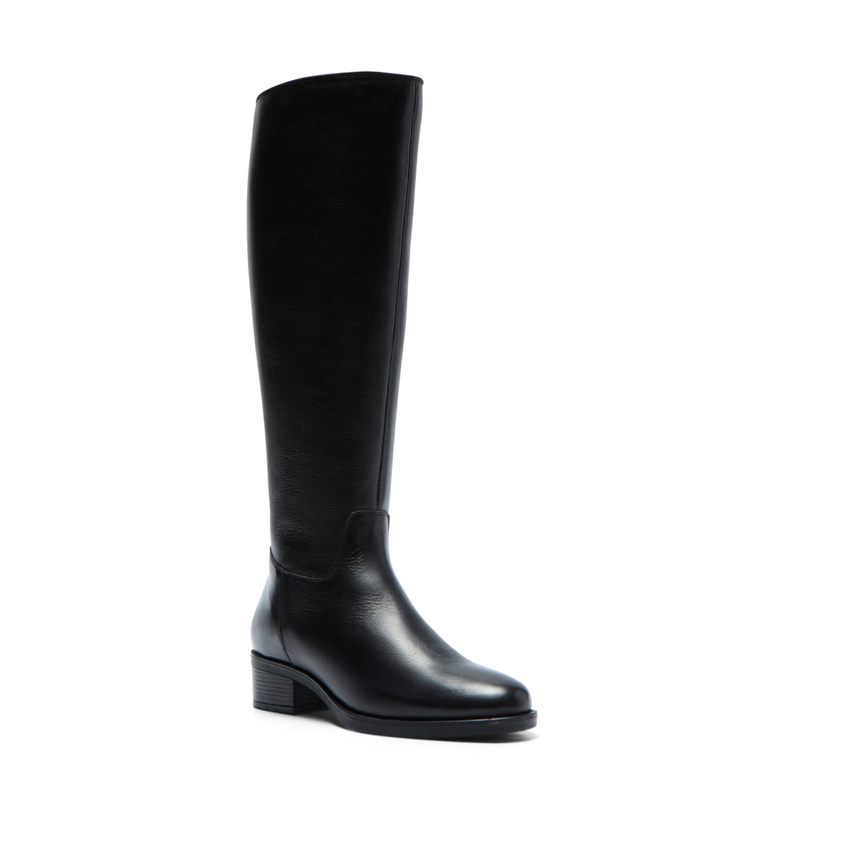 Santino Black Suede Knee High Boots