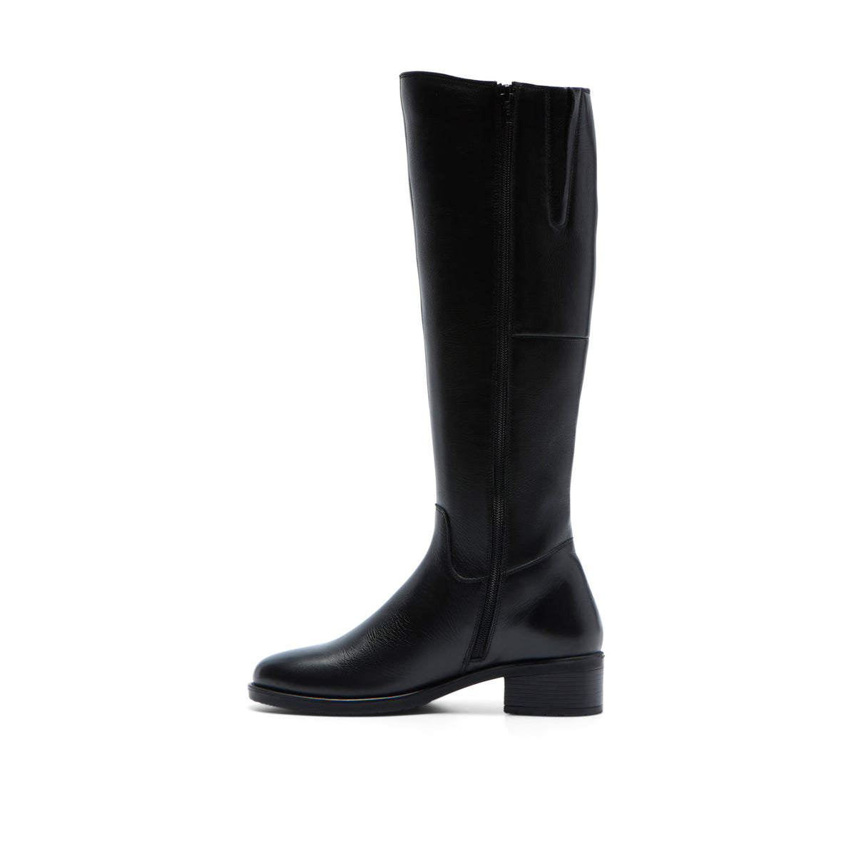 Santino Black Suede Knee High Boots