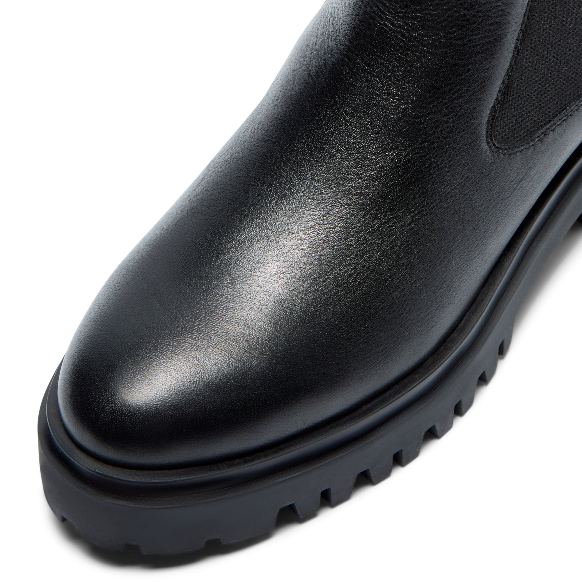 Dobbiaco Black Leather Knee High Boots