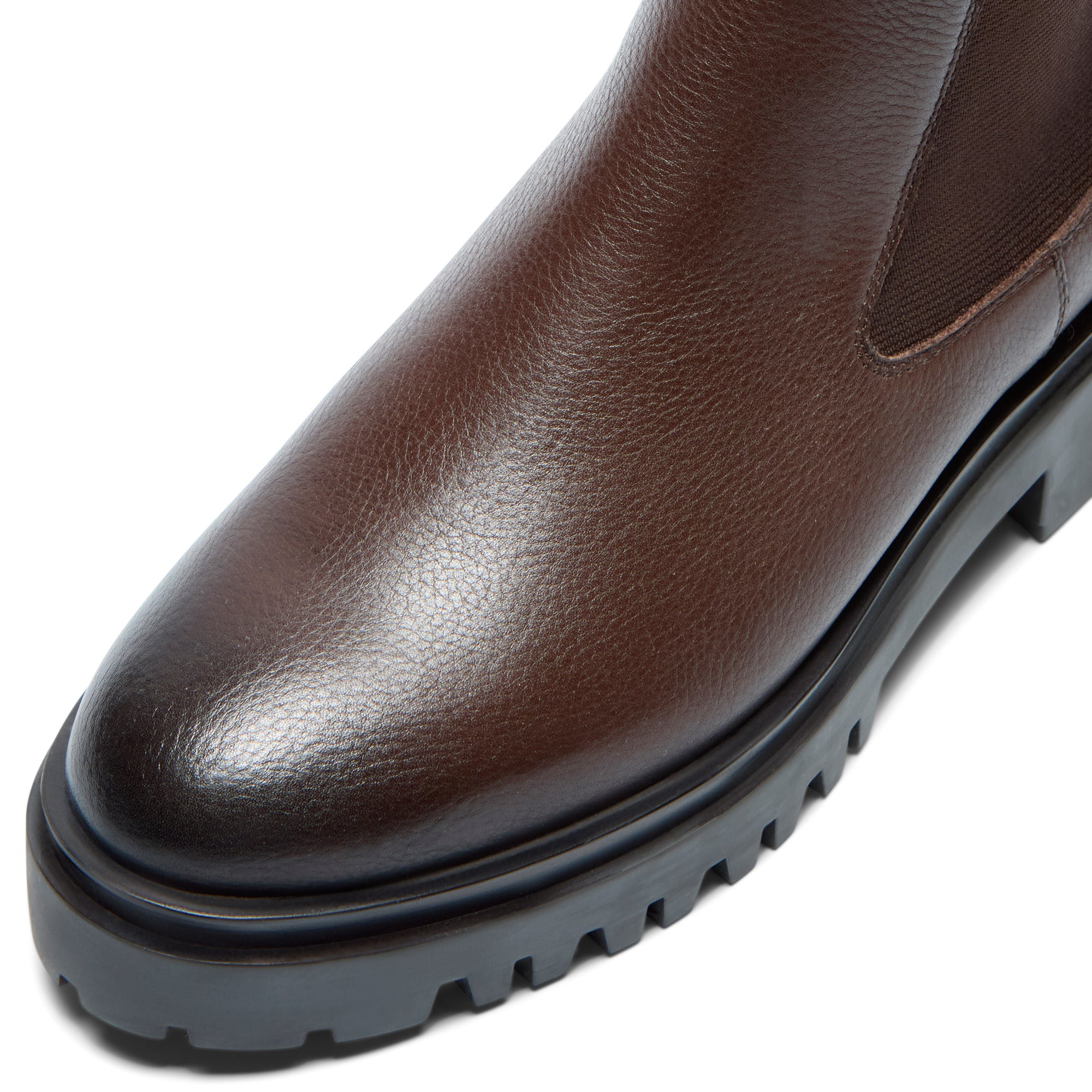 Dobbiaco Brown Leather Knee High Boots