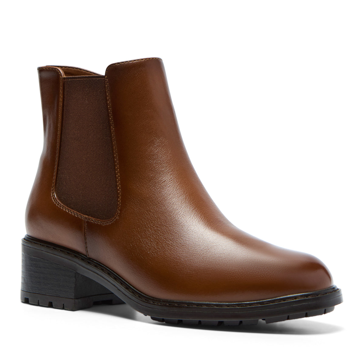 Rabatana Tan Leather Ankle Boot