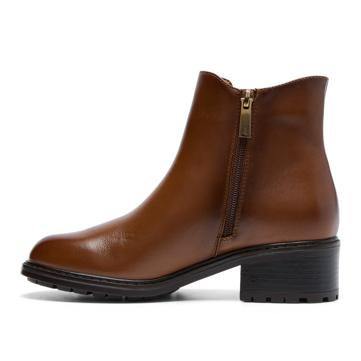 Rabatana Tan Leather Ankle Boot