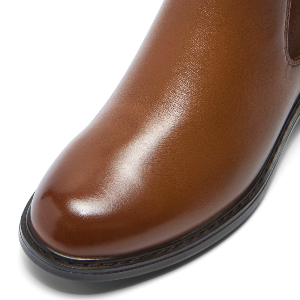 Rabatana Tan Leather Ankle Boot