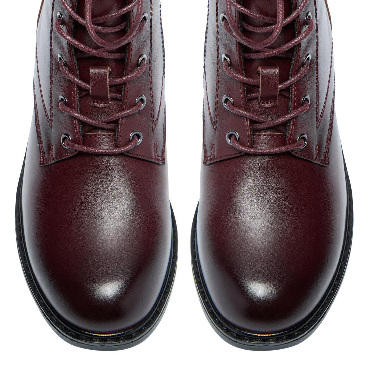 Ostana Bordo Leather Ankle Boot