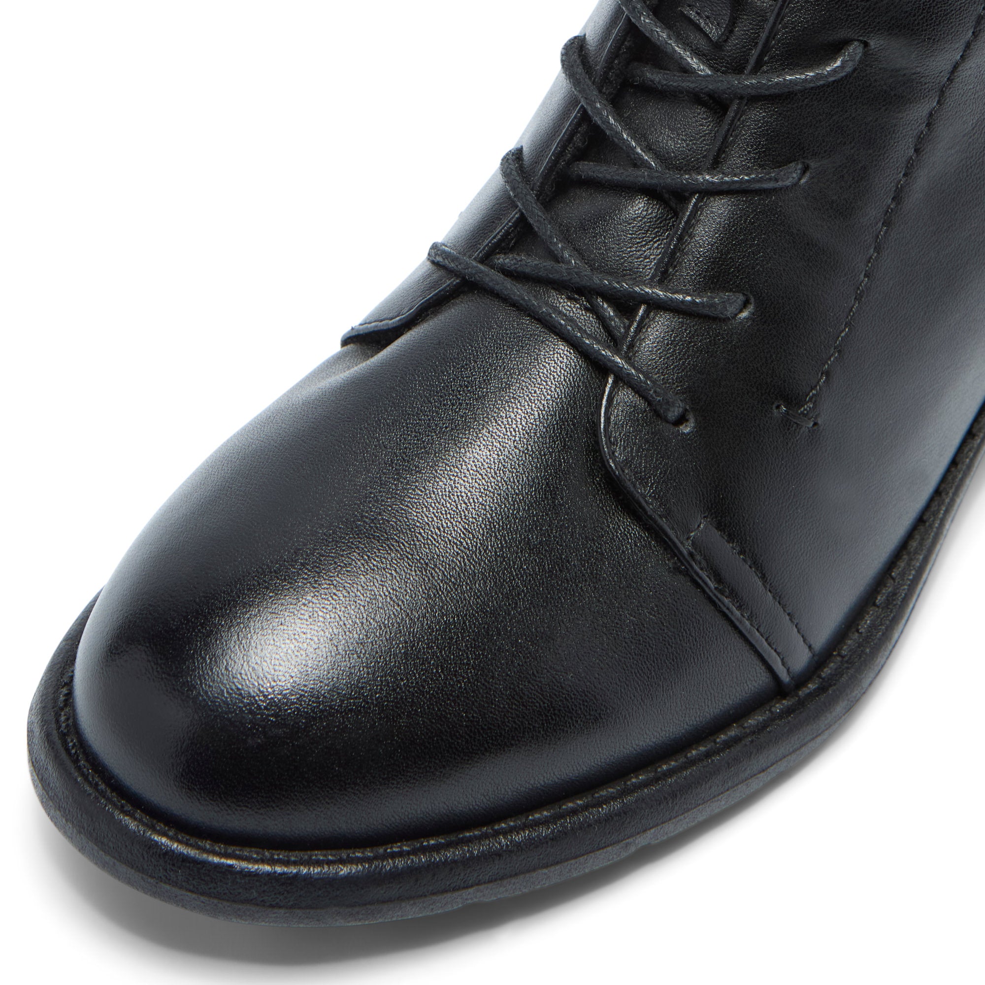 Duroni Black Leather Ankle Boot