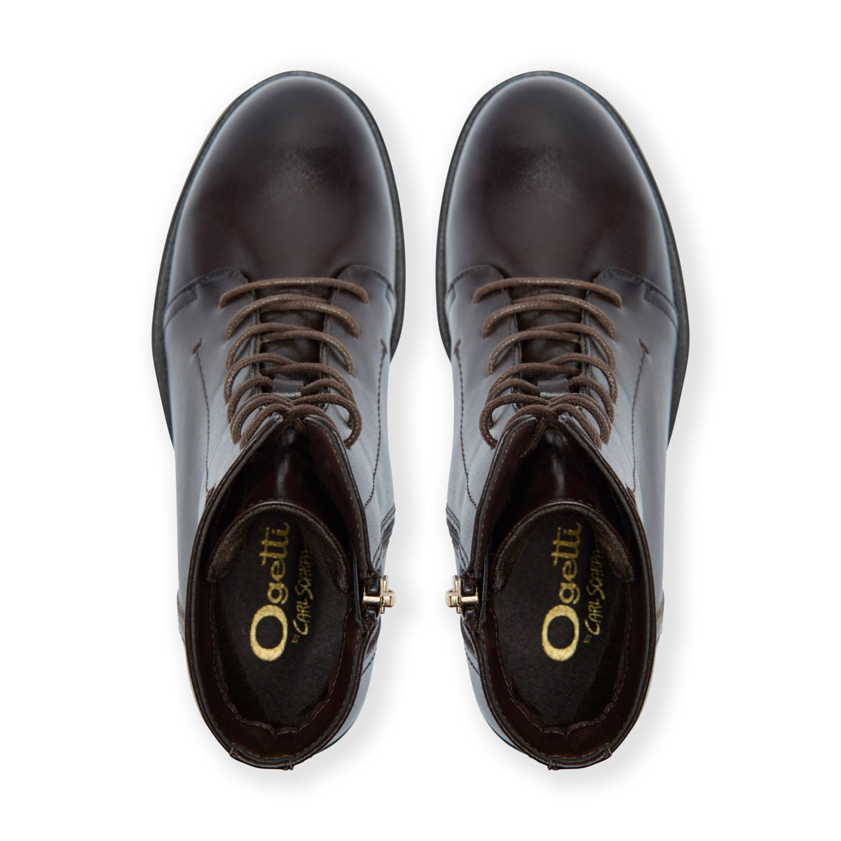 Duroni Brown Leather Ankle Boot