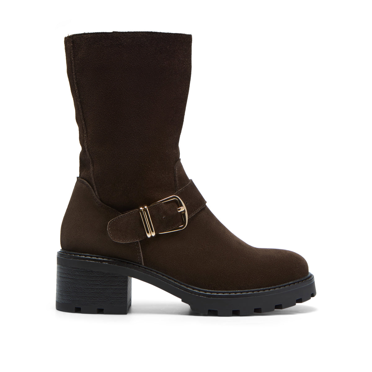 Onetta Brown Suede Ankle Boot