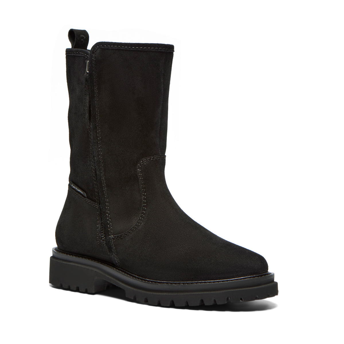 Venini Black Suede Ankle Boot