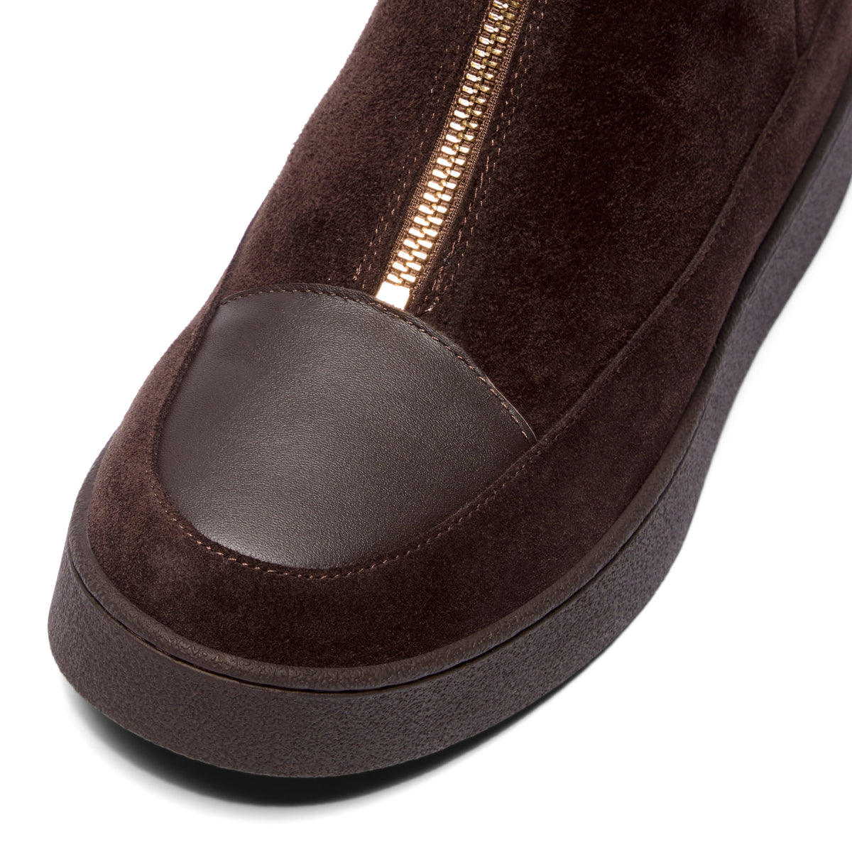 Morena Brown Suede Ankle Boot