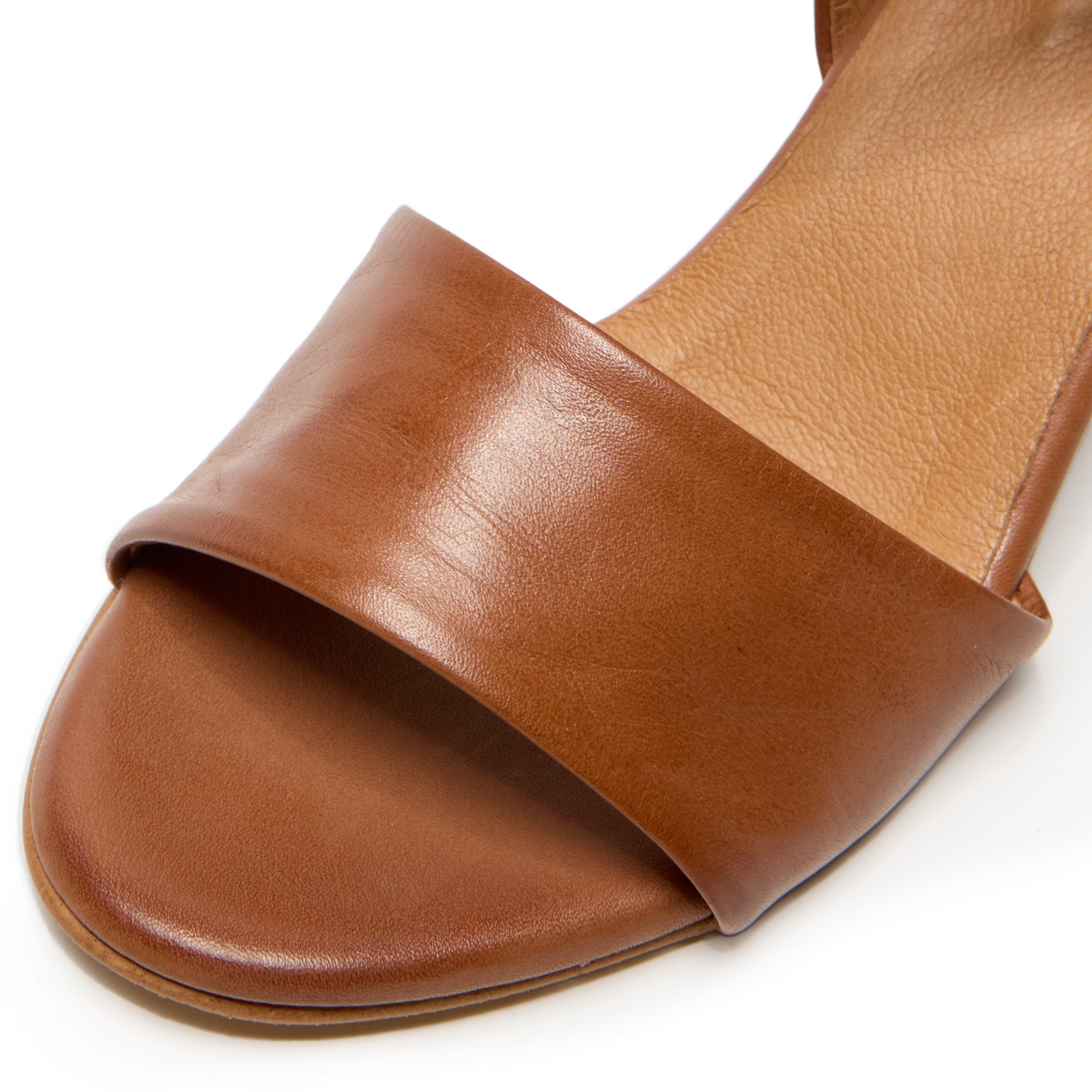 Gaianna Tan Block Heel