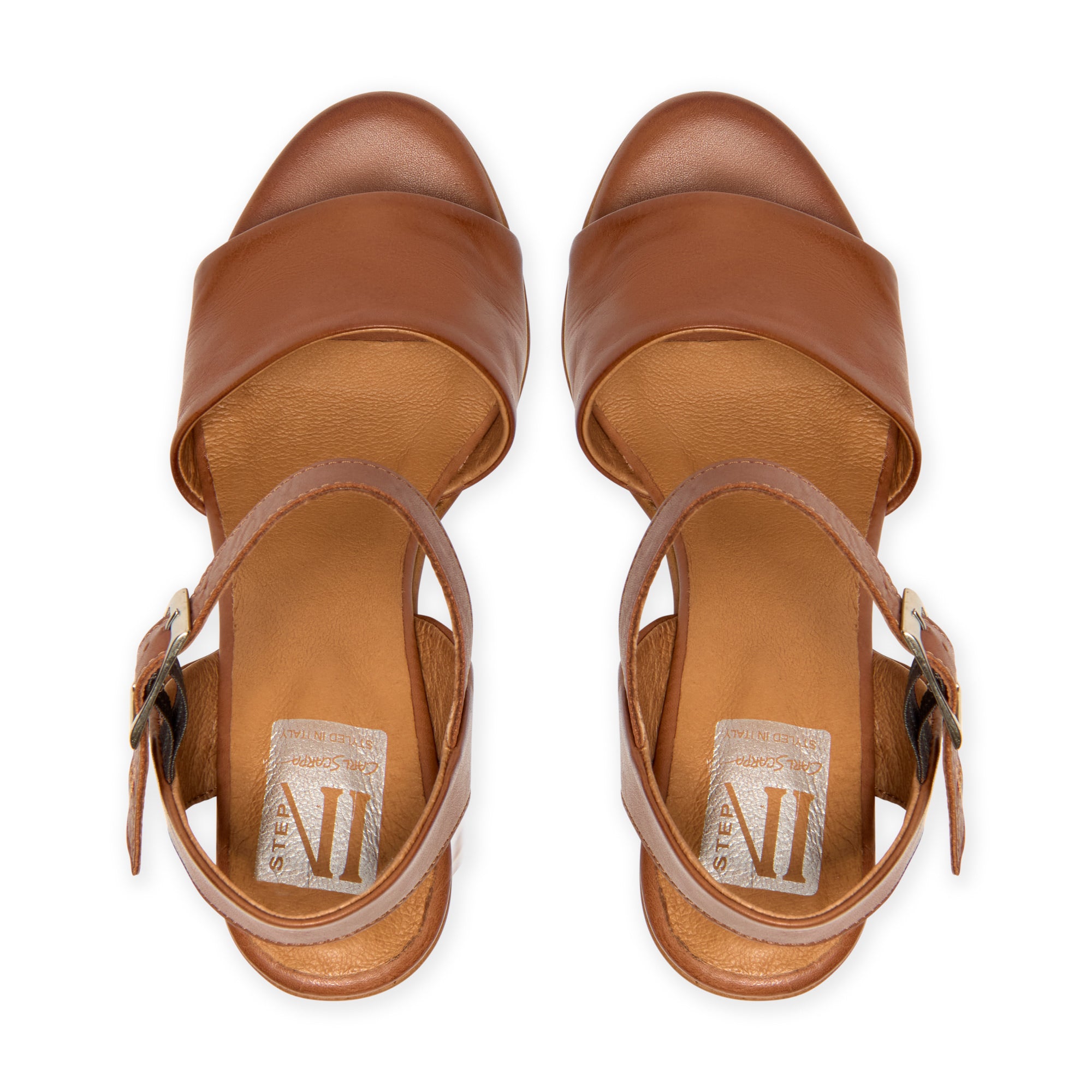Gaianna Tan Block Heel
