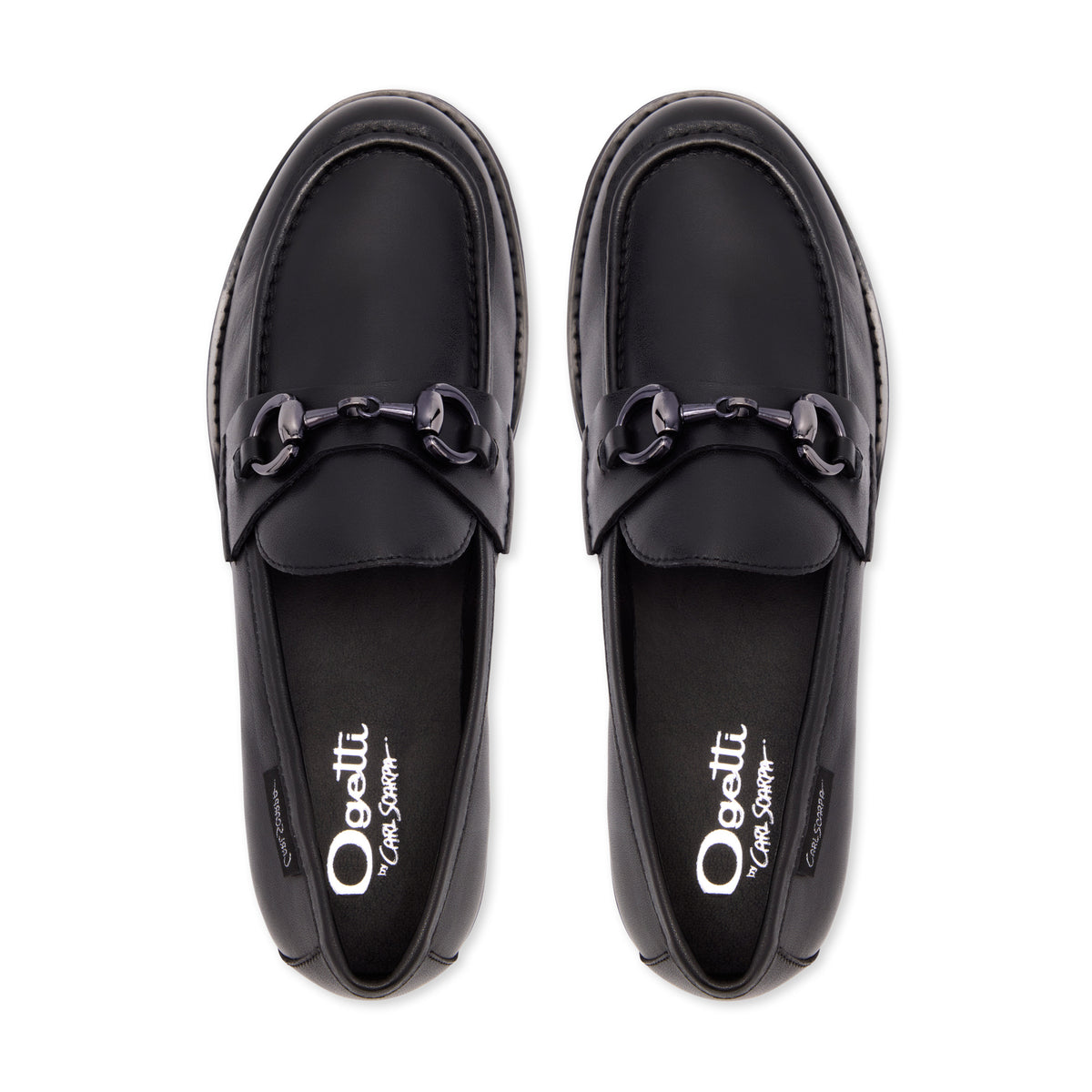 Diletta Black Leather Loafer