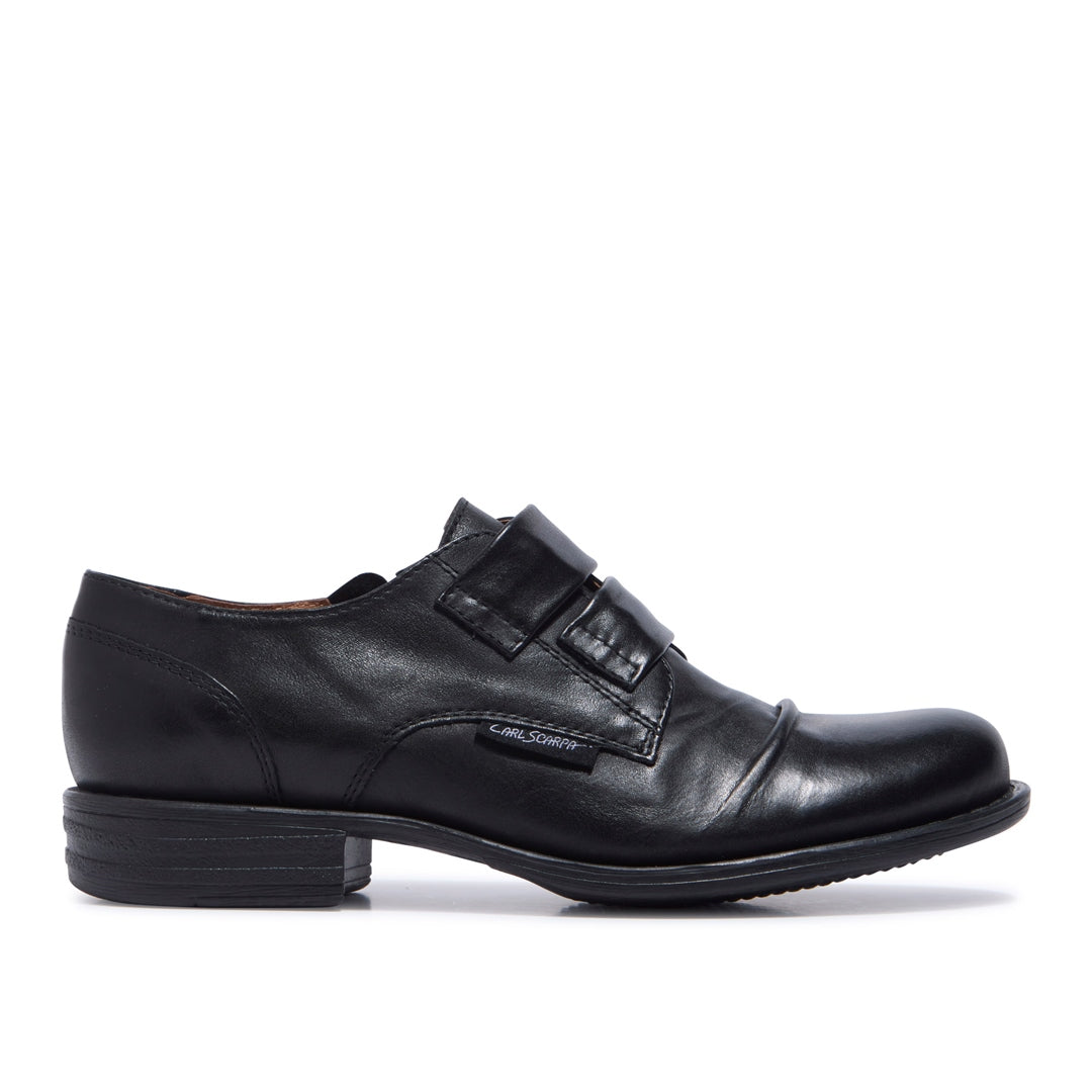 Gabbi Black Leather Loafers