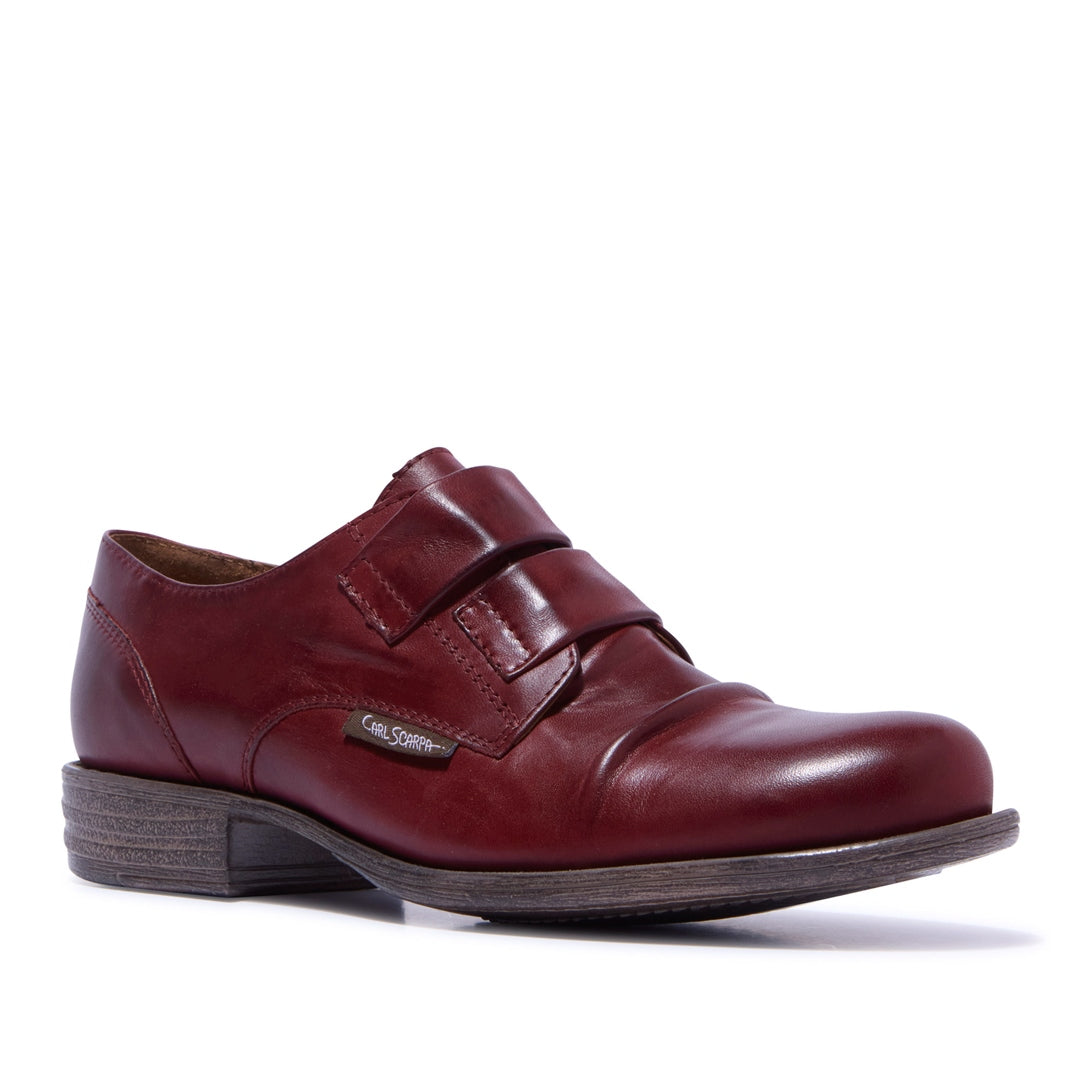 Gabbi Bordo Leather Loafers