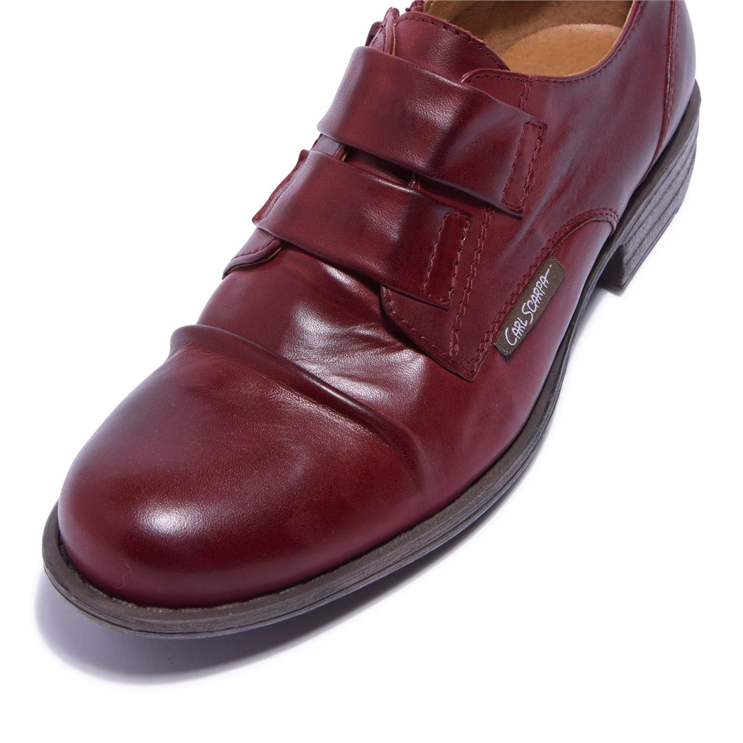 Gabbi Bordo Leather Loafers