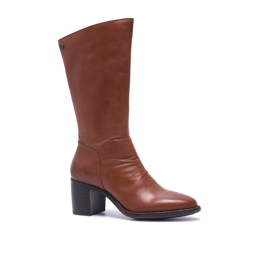Lodeve Tan Leather Ankle Boots