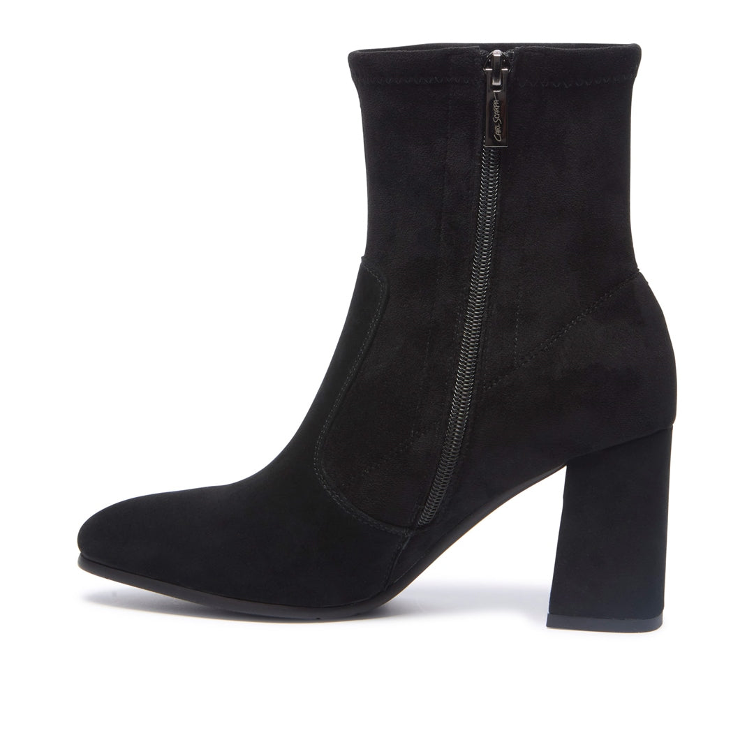 Pelugio Black Suede Ankle Boots