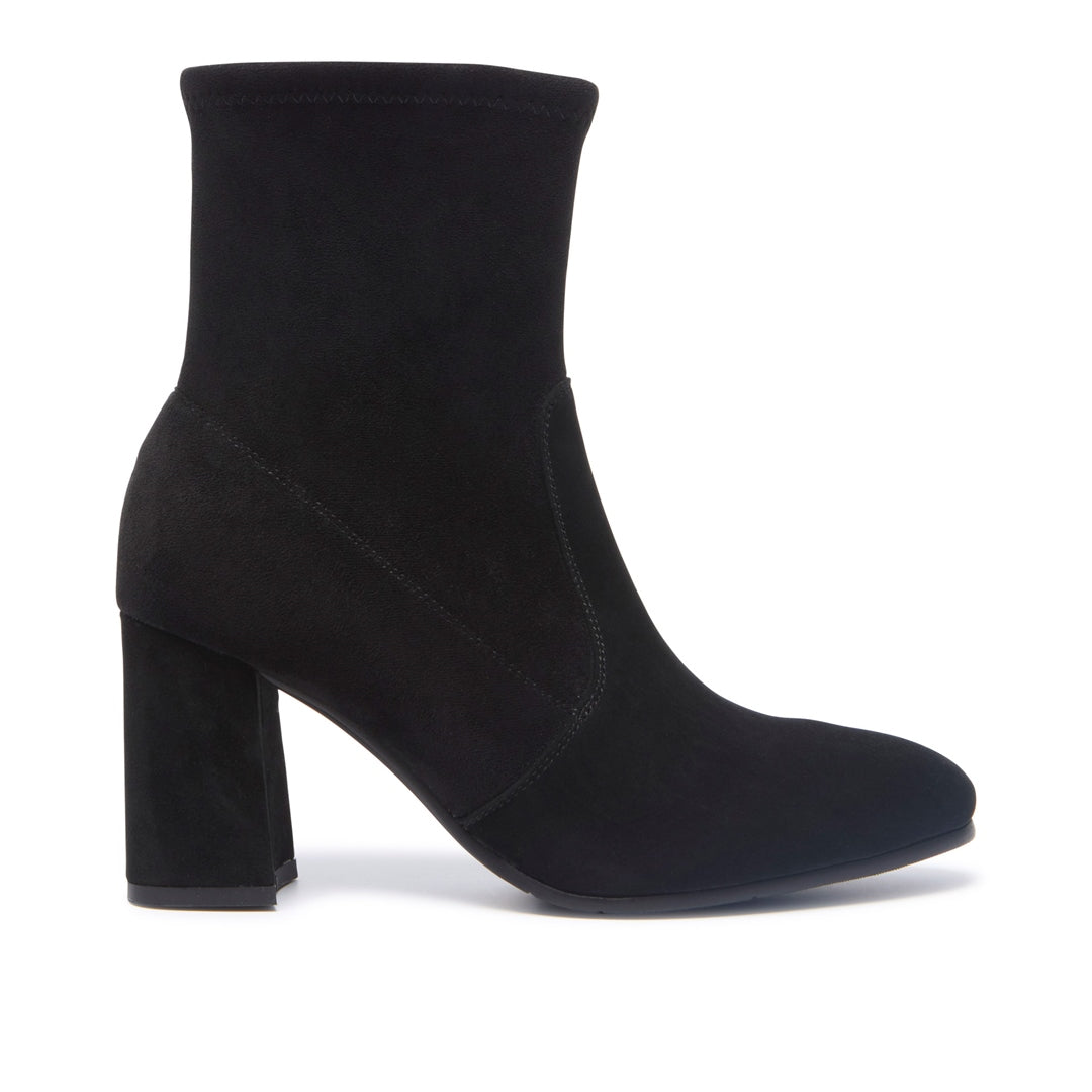 Pelugio Black Suede Ankle Boots