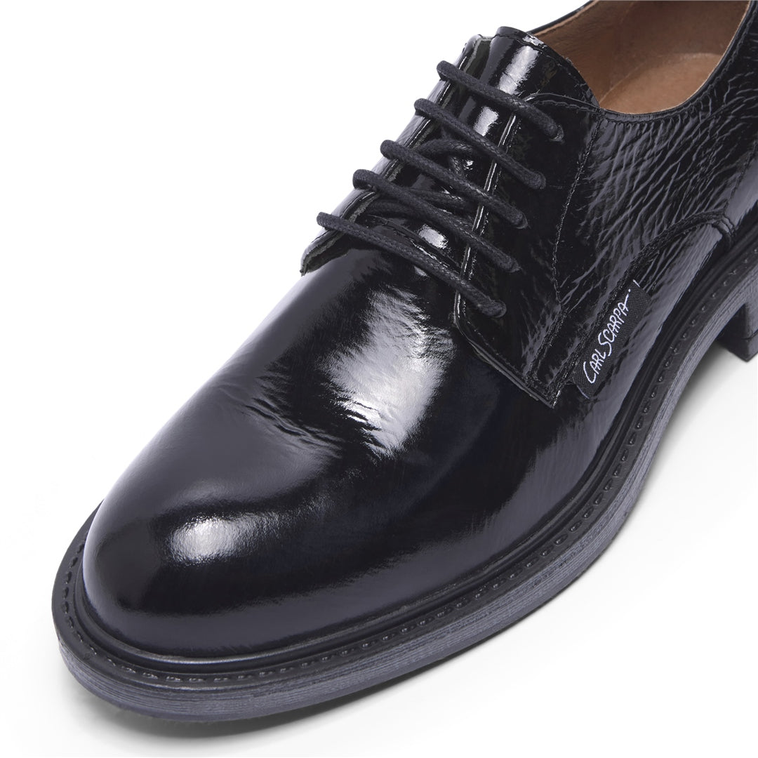 Plinio Black Patent Leather Loafers