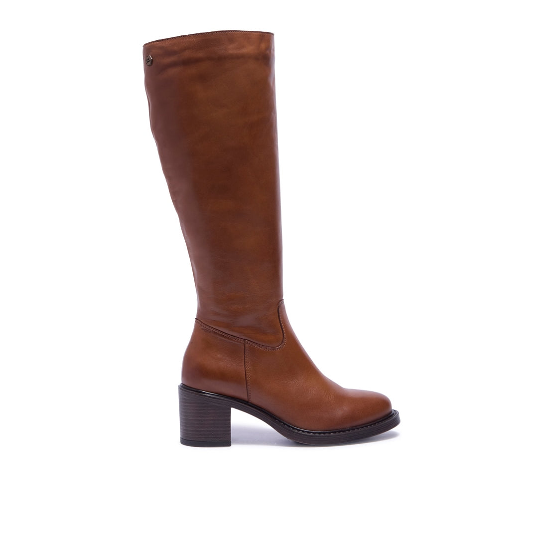Recetto Tan Leather Boots