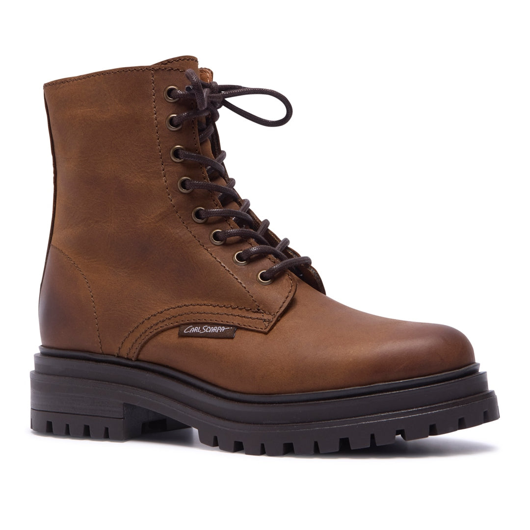 Seville Tan Leather Ankle Boots