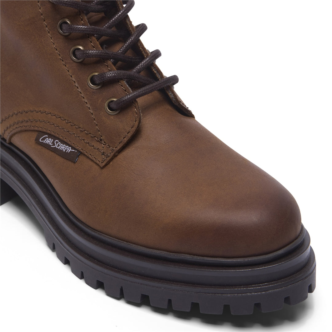 Seville Tan Leather Ankle Boots