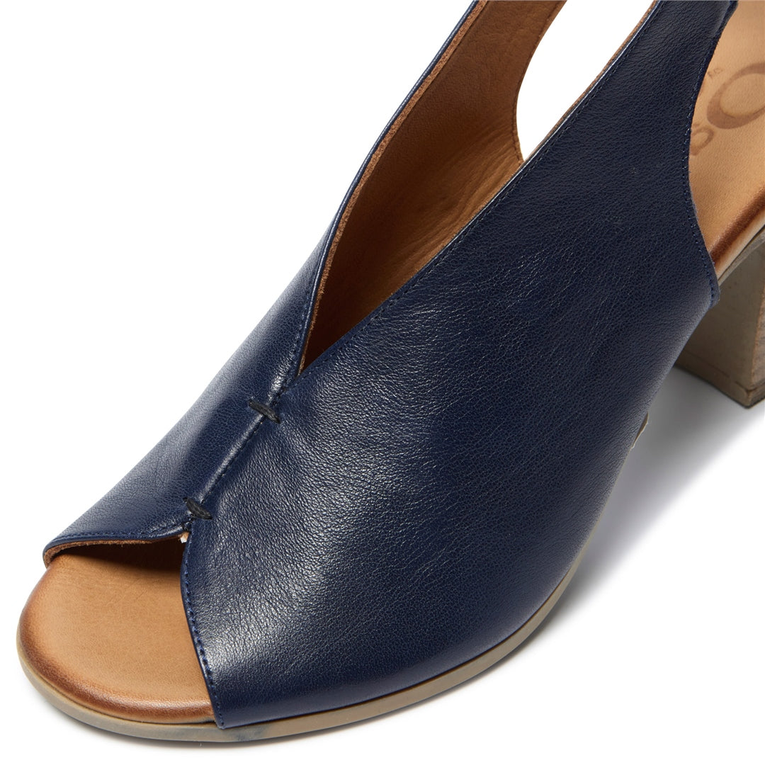 Buttercup Navy Leather Sandals