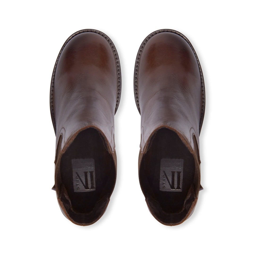 Acquisto Brown Leather Ankle Boots