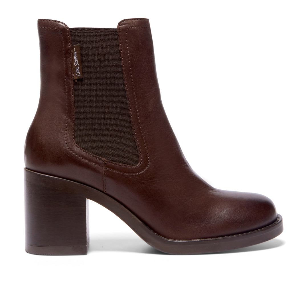 Acquisto Brown Leather Ankle Boots