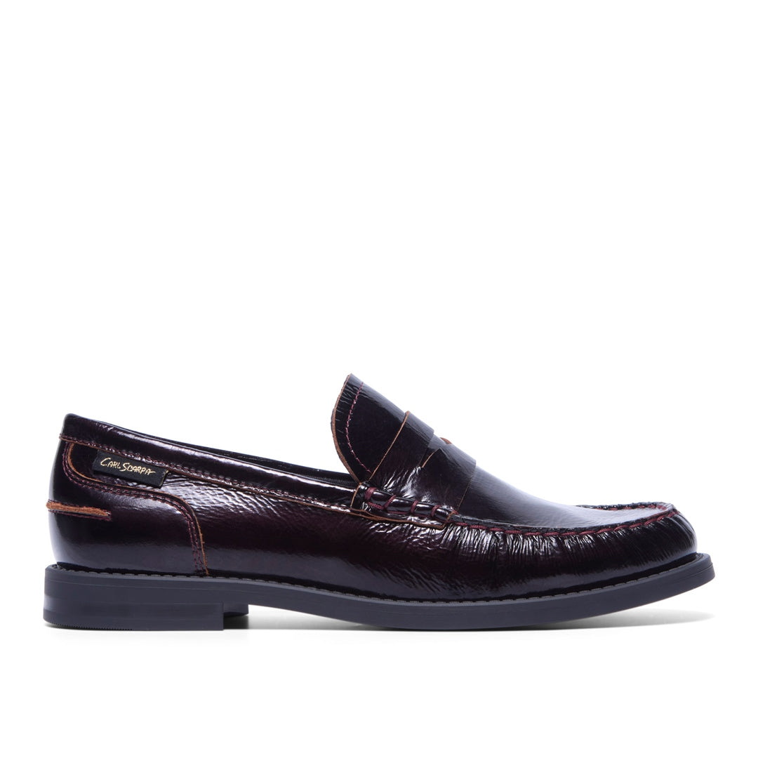 Centesimi Bordo Patent Leather Loafers