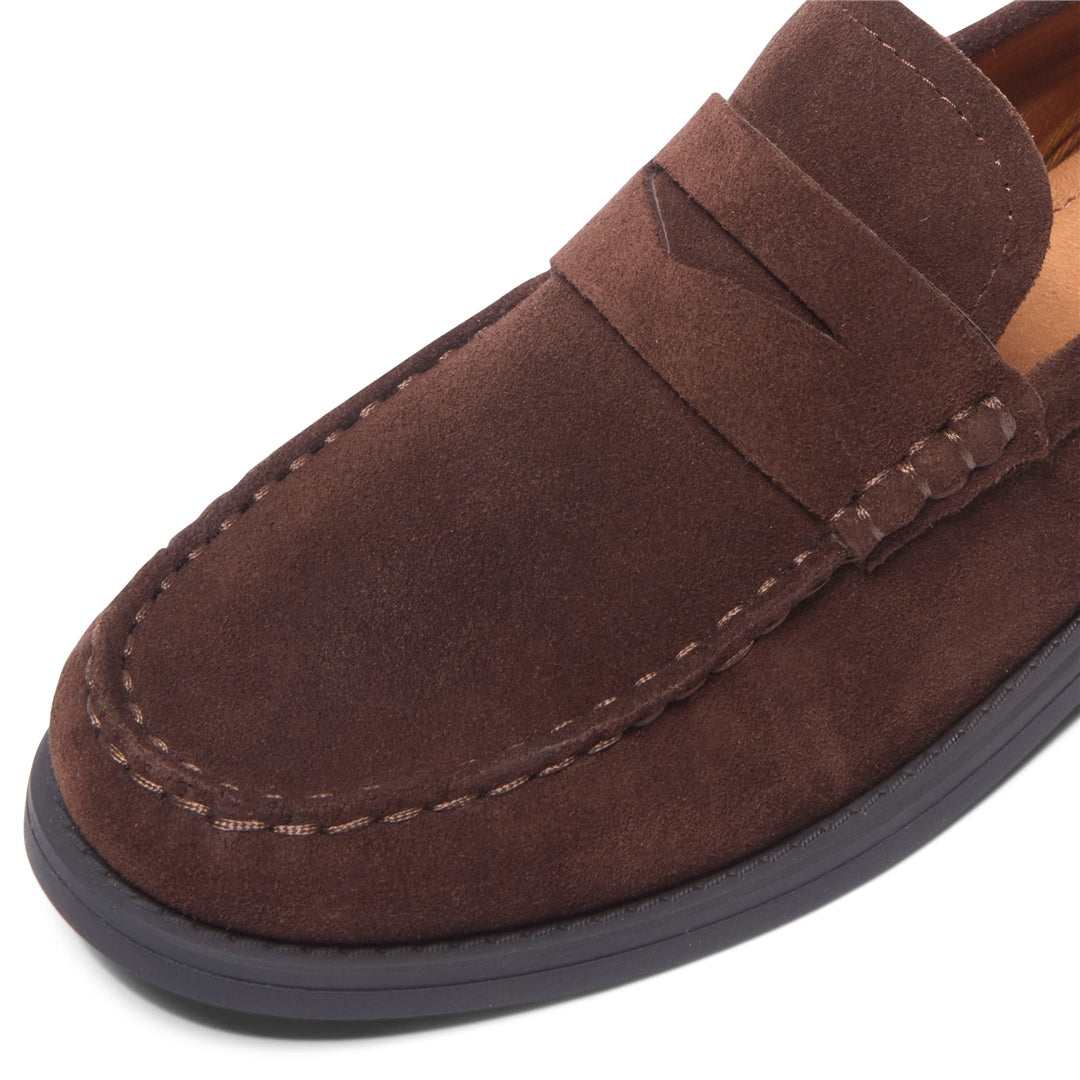Centesimi Brown Suede Loafers
