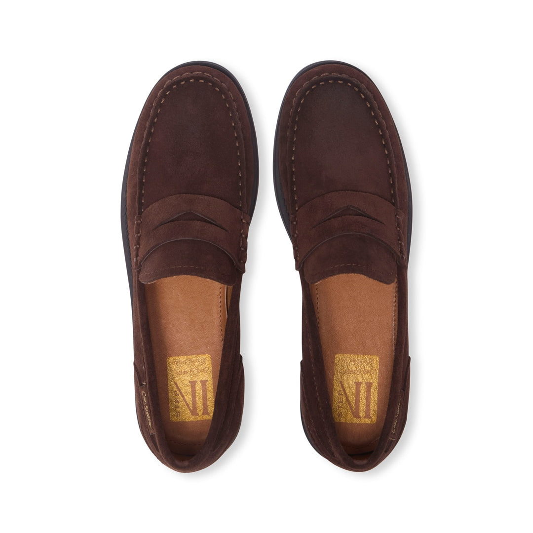 Centesimi Brown Suede Loafers