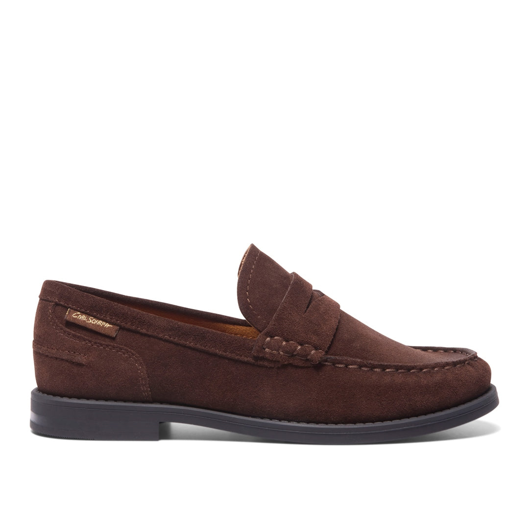 Centesimi Brown Suede Loafers