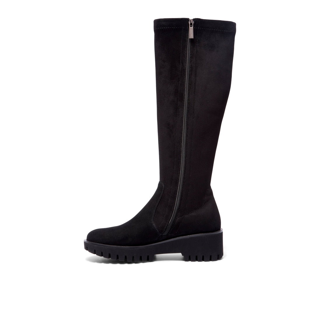 Chiara Black Suede Boots