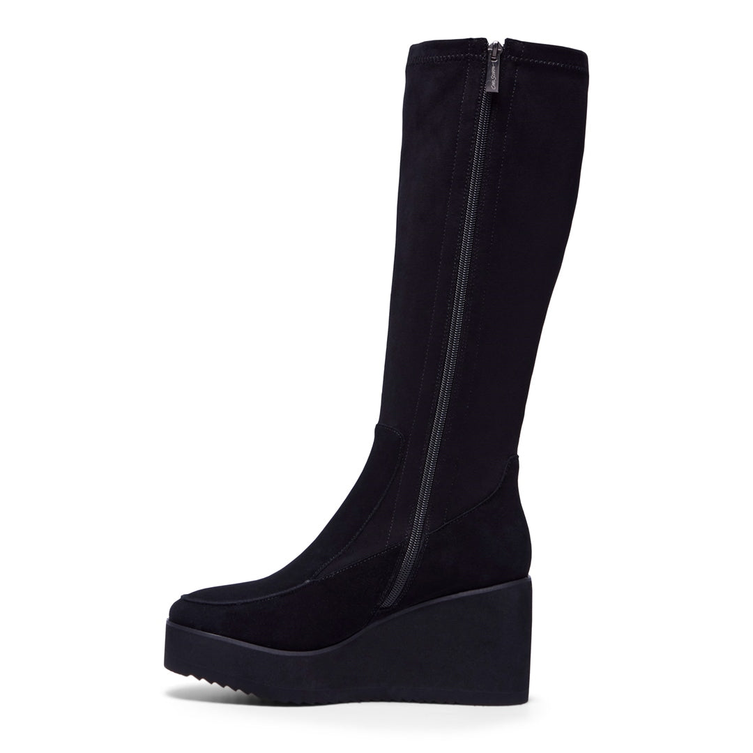 Costina Black Suede Boots