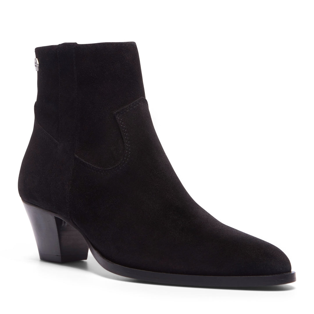 Insieme Black Suede Ankle Boots