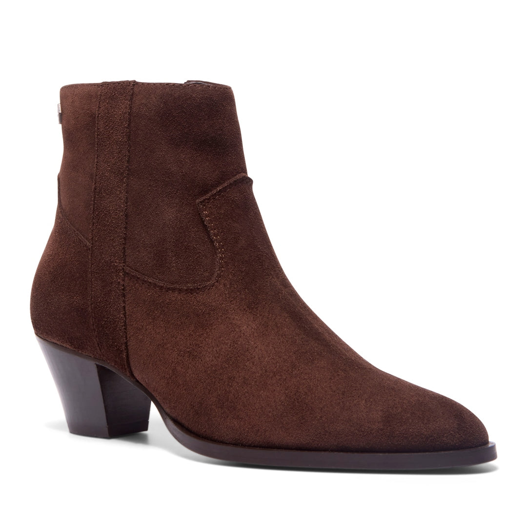 Insieme Brown Suede Ankle Boots