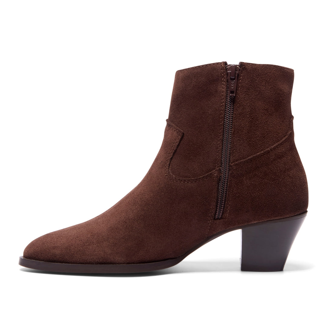 Insieme Brown Suede Ankle Boots