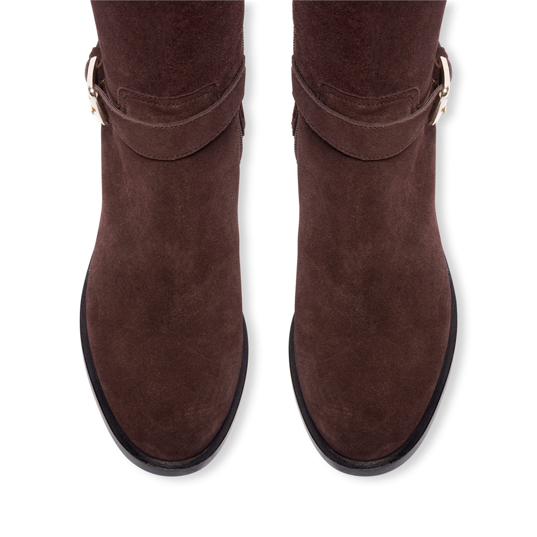 Iverna Brown Suede Boots