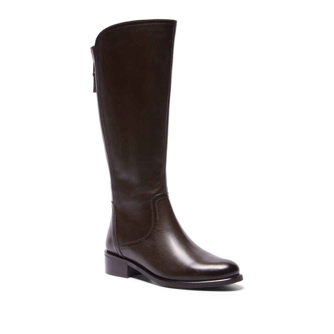 Jolette Brown Leather Boots