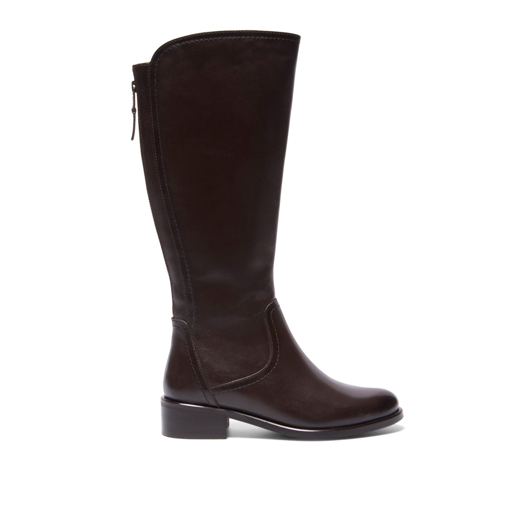 Jolette Brown Leather Boots