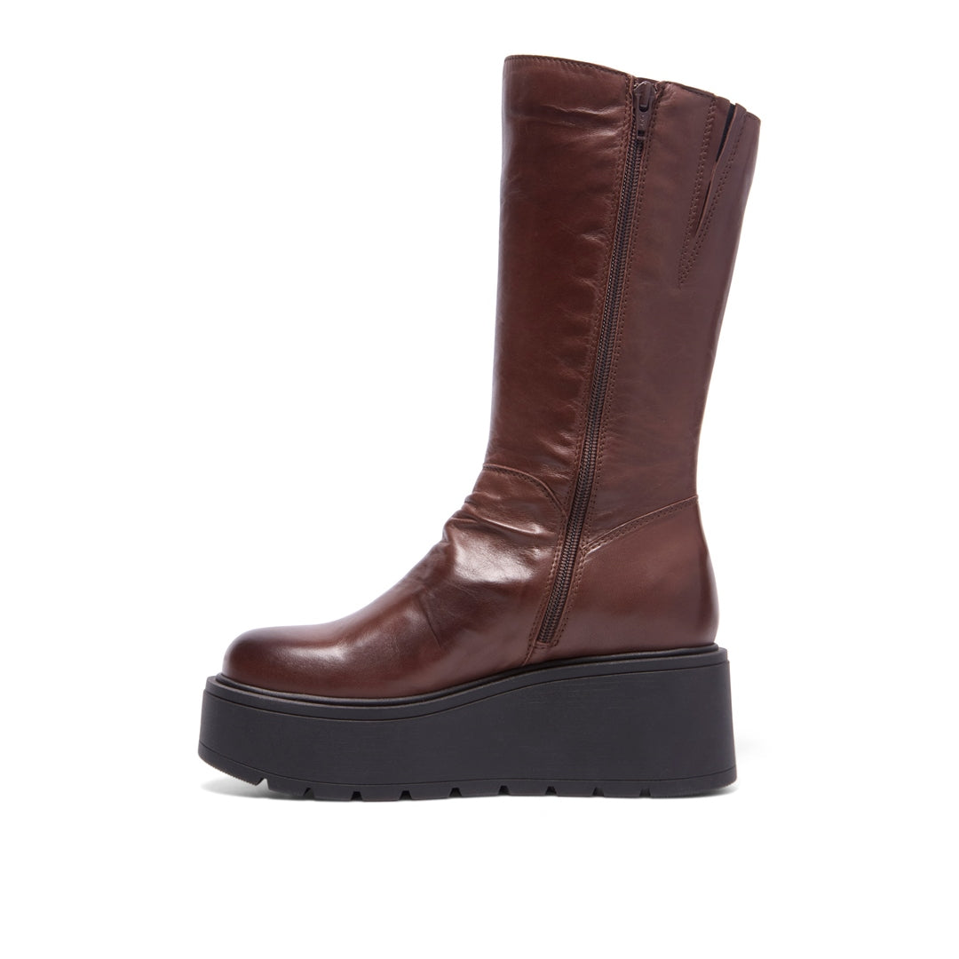 Lorenzetti Brown Leather Ankle Boots