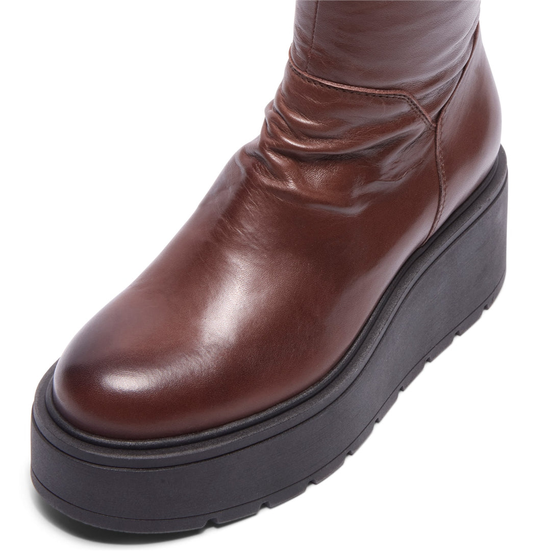 Lorenzetti Brown Leather Ankle Boots